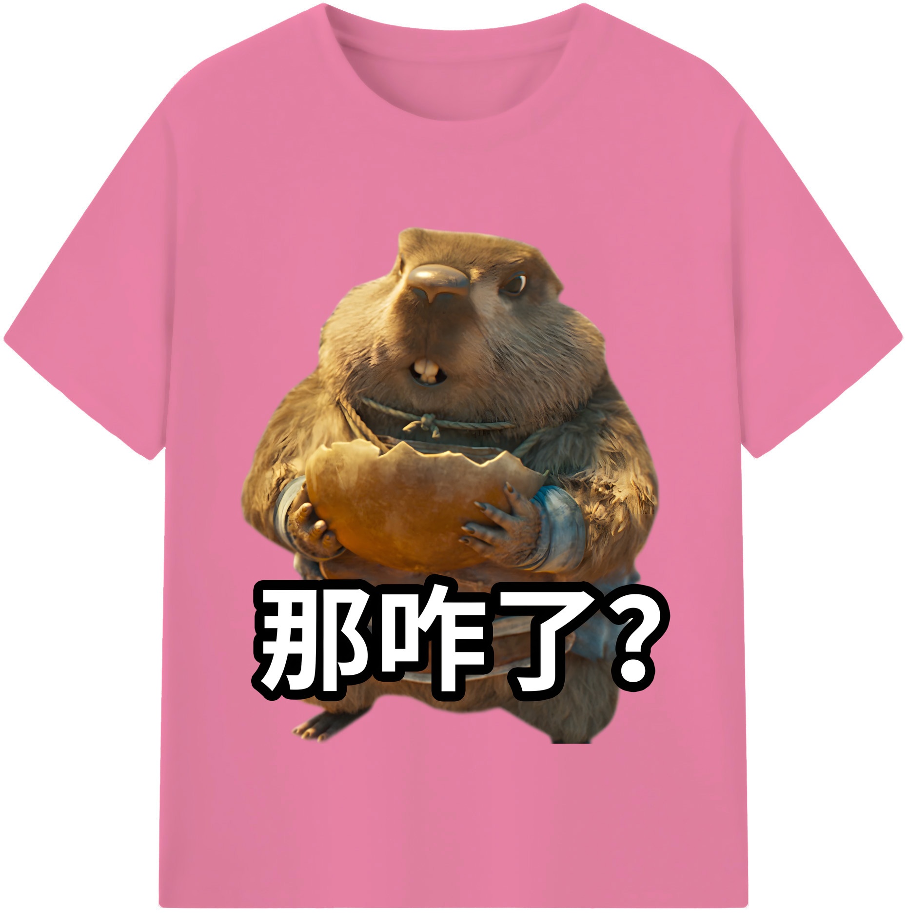（画像用） Ne Zha 2 ナタ 魔童の大暴れ 綿100％半袖Tシャツ（フロントプリント）